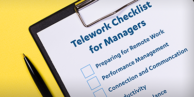 Telework Checklist for Managers