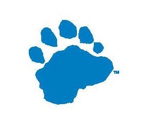 Sample graphic: Registered student groups may use the trademarked bear paw.