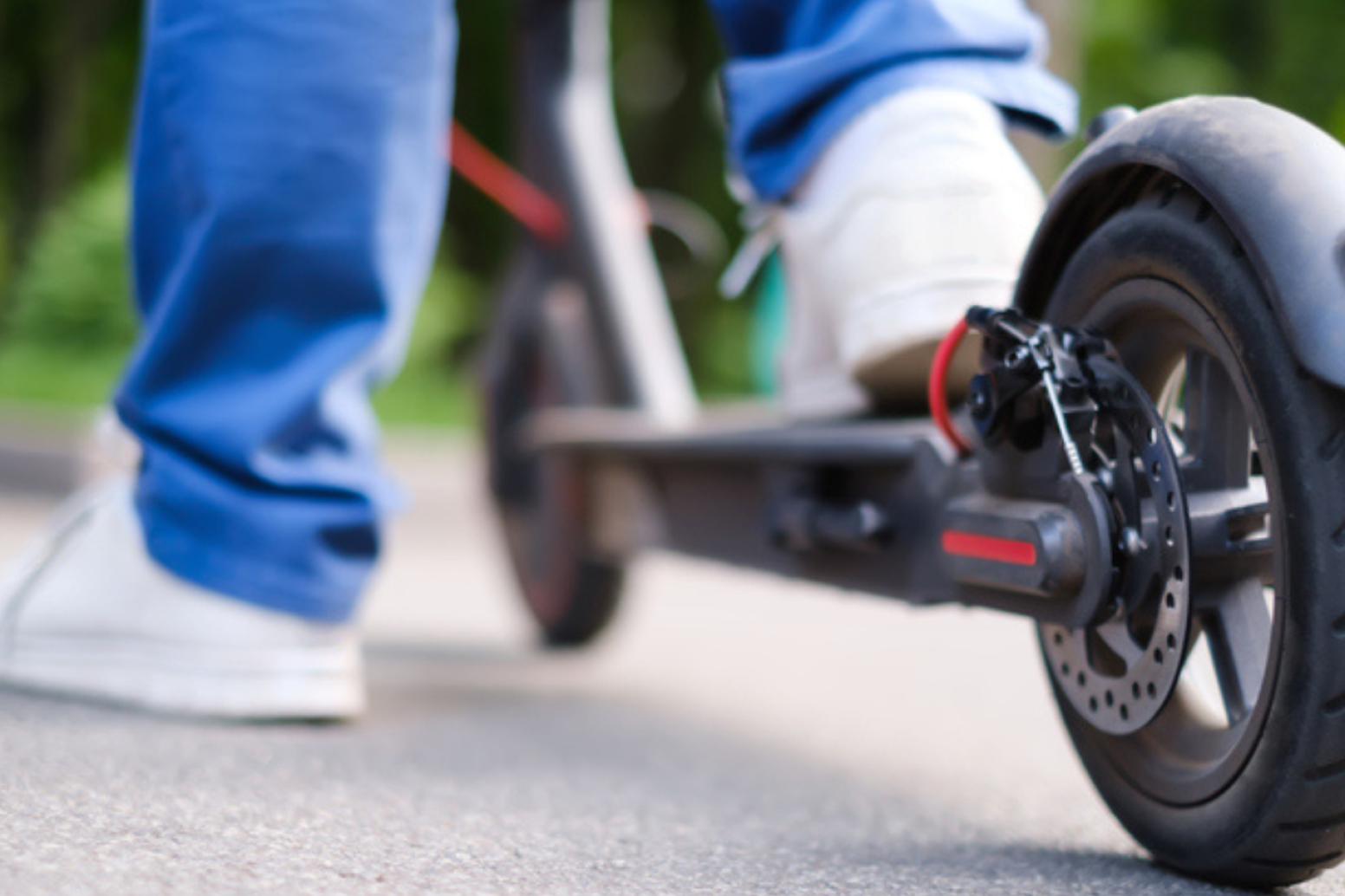 Personal mobility device closeup