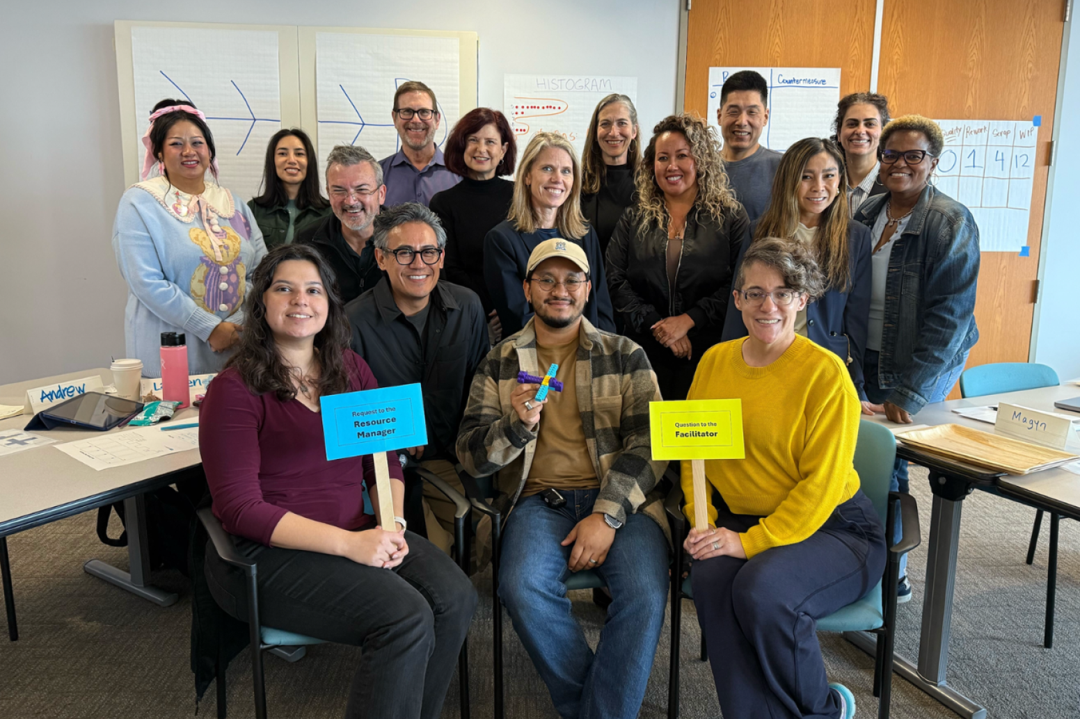 AMC team participating in the Lean scene