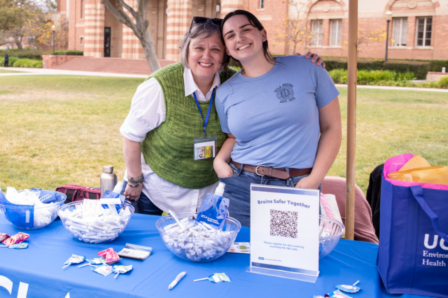 Campus Safety week table