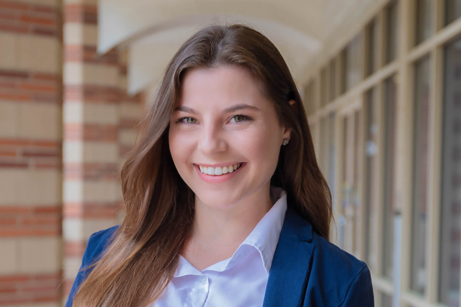 Samantha Hamman smiles at the camera