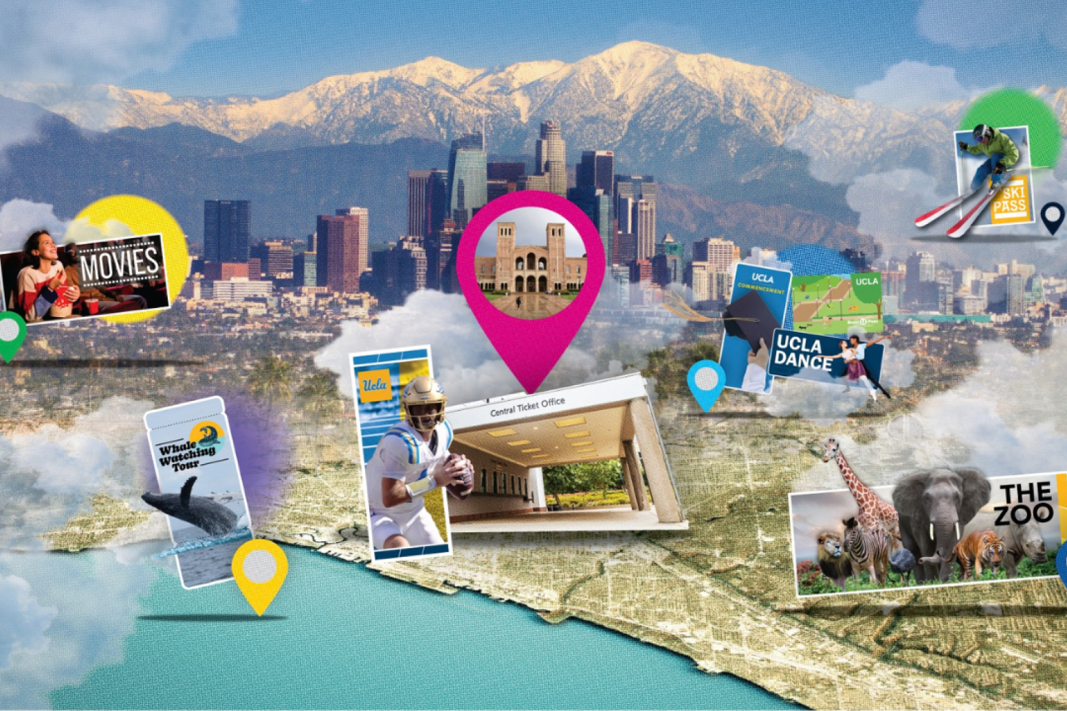 Map of Los Angeles with CTO attractions added