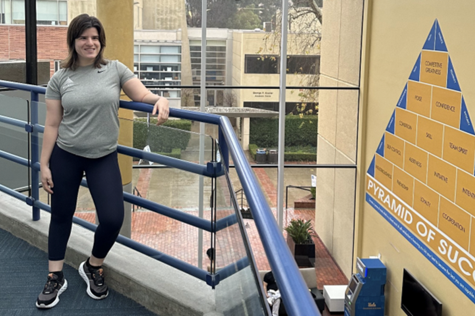 Sasha Karlin at the John Wooden Center