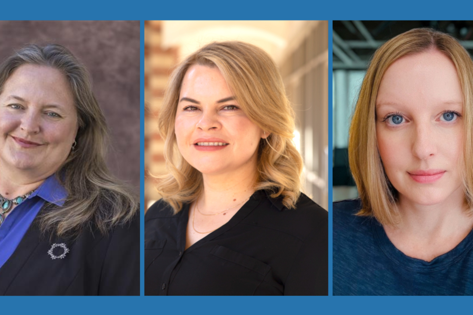 Bonny Bentzin, Raquel Lopez and Emily Tunteri