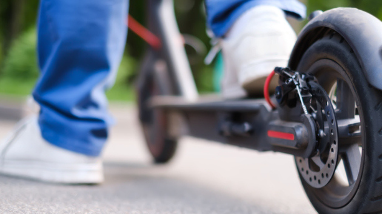 Personal mobility device closeup