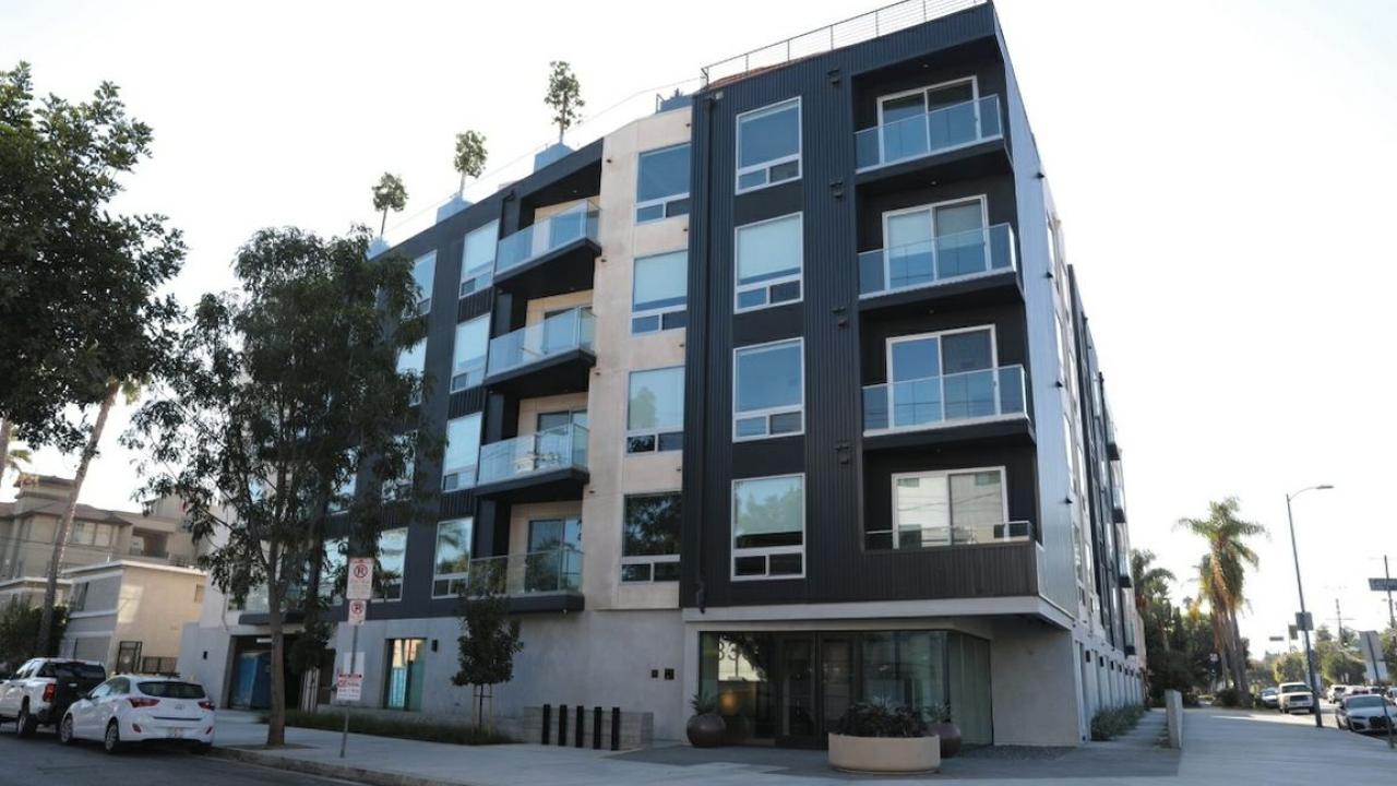 The Canfield Apartments building, spanning nearly 84,000 square feet, offers a variety of accommodations, from studios to three-bedroom units.