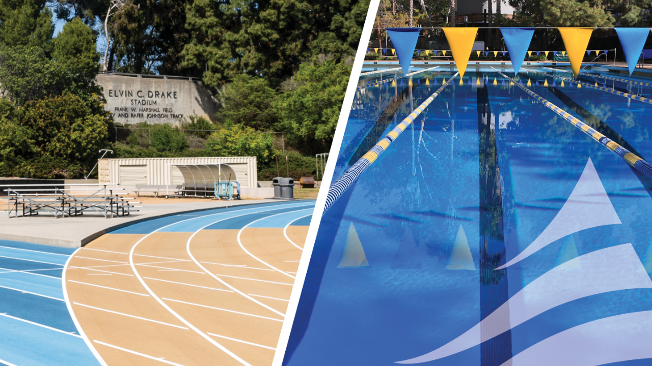 UCLA Recreation track and pool