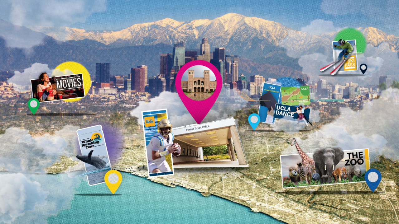 Map of Los Angeles with CTO attractions added