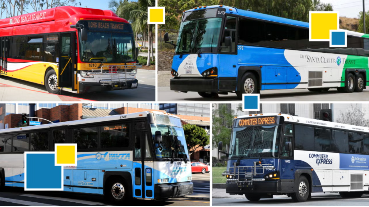 Various UCLA buses