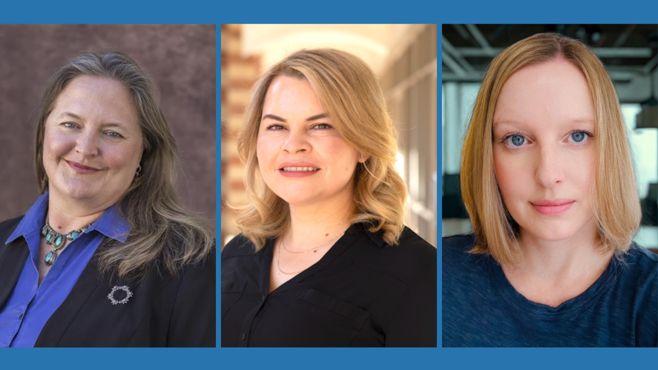 Bonny Bentzin, Raquel Lopez and Emily Tunteri