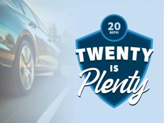Twenty is plenty campus speed limit awareness