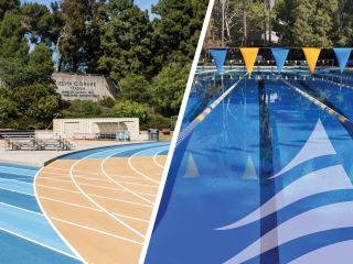 UCLA Recreation track and pool