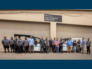 Group photo of UCLA fleet, named home No. 1 university fleet in U.S.